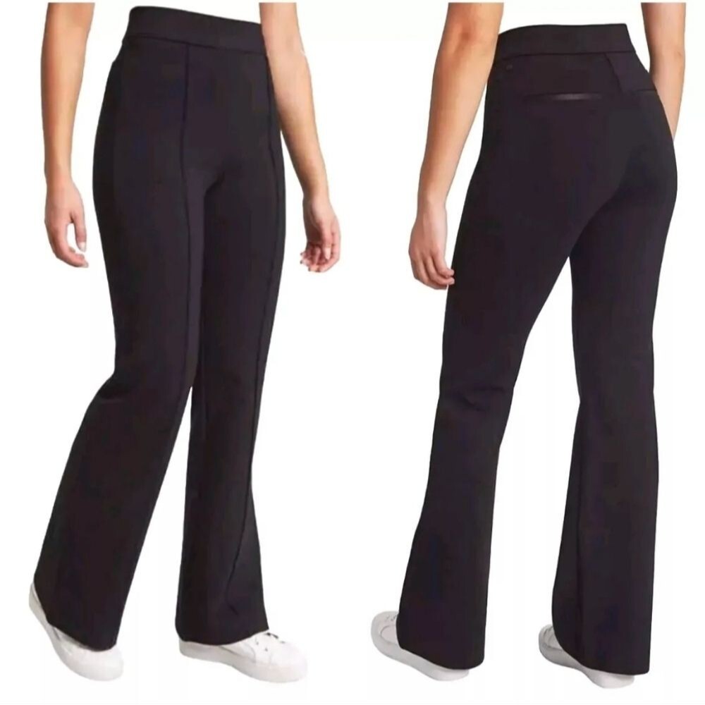 Modern Ambition Women's M High Rise Flare Compression Ponte Pant Tummy Control